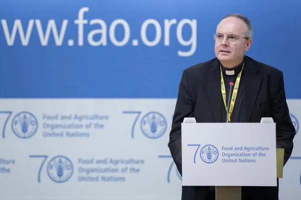 Monsignor Chico Arellano, osservatore Permanente presso la FAO / FAO.org