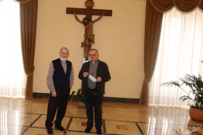 Monsignor Damiano con il Cardinale Montenegro |  | Arcidiocesi di Agrigento 