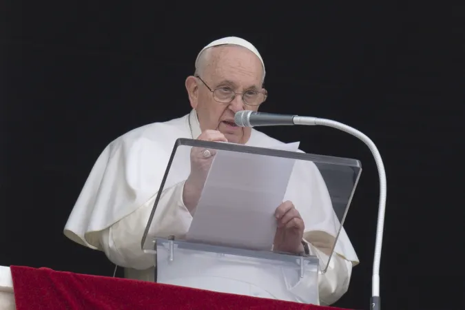 Papa Francesco, Angelus | Papa Francesco durante l'Angelus | Vatican Media / ACI Group