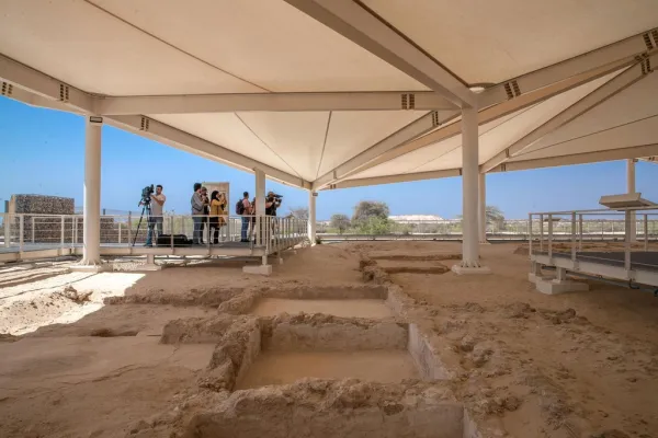 Il sito archeologico Sir Bani Yas, negli Emirati Arabi Uniti / da The National