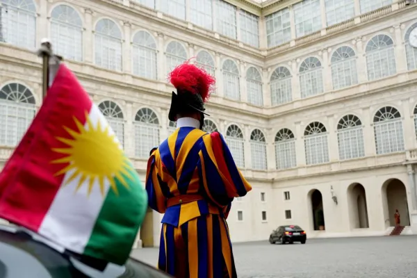 L'arrivo del presidente del Kurdistan presso il Palazzo Apostolico, 13 aprile 2023 / Presidenza del Kurdistan Iracheno