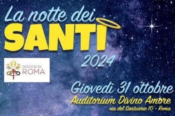 La locandina dell'evento al Divino Amore di Roma / Credit centrooratoriromani.org