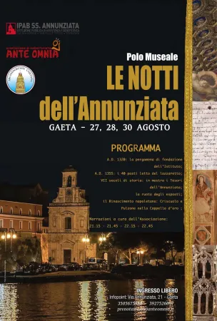 Le notti dell'Annunziata, locandina  |  | Ufficio stampa Arcidiocesi di Gaeta