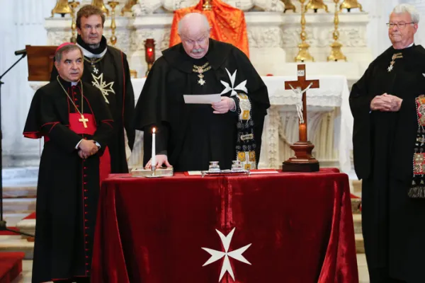 Il giuramento del Luogotenente del Sovrano Militare Ordine di Malta, lo scorso 30 aprile 2017 / Orderofmalta.int