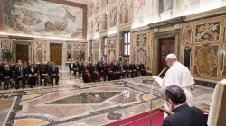 Papa Francesco incontra i Patrons of Arts dei Musei Vaticani, Sala del Concistoro, 28 settembre 2018 / Vatican Media / ACI Group