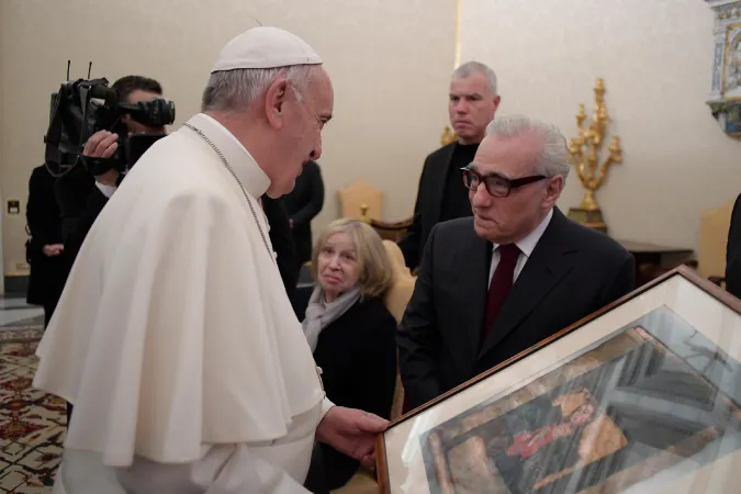 Papa Francesco e Martin Scorsese | Papa Francesco incontra Martin Scorsese alla vigilia dell'anteprima del film 