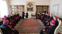 I vescovi di Croazia durante l'incontro con Papa Francesco nel corso della loro visita ad limina, 13 novembre 2018 / Vatican Media / ACI Group