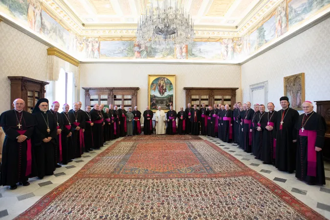 Ad limina di Australia | I vescovi di Australia al termine dell'incontro con Papa Francesco, Palazzo Apostolico Vaticano, 24 giugno 2019 | Vatican Media / ACI Group