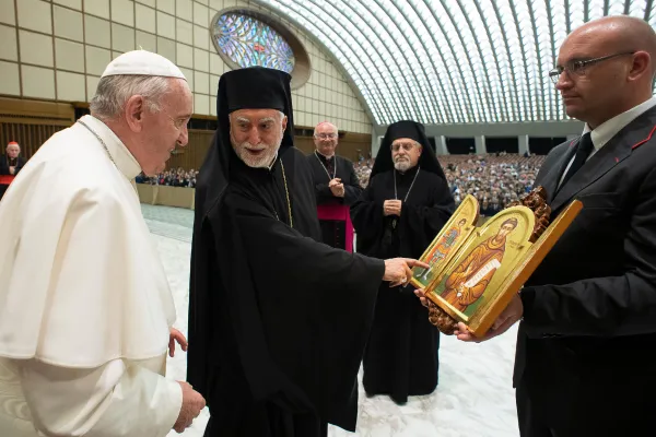 Papa Francesco incontra i pellegrini dell'Eparchia di Lungro / Vatican Media / ACI Group