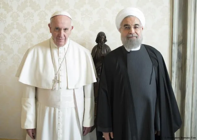 Il Papa ed il Presidente Rouhani |  | L'Osservatore Romano