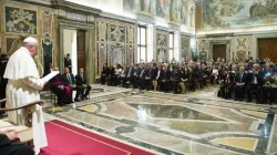 Papa Francesco durante l'udienza concessa alla FAO il 6 novembre 2015 / L'Osservatore Romano / ACI Group