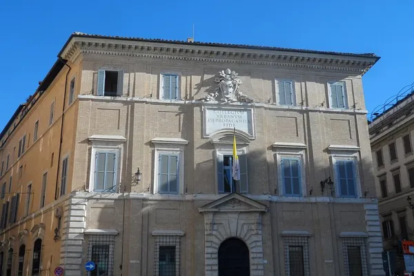 Il Palazzo di Propaganda Fide a Roma / Wikimedia Commons