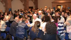 Papa Francesco tra i giovani di Greccio / Diocesi di Rieti 