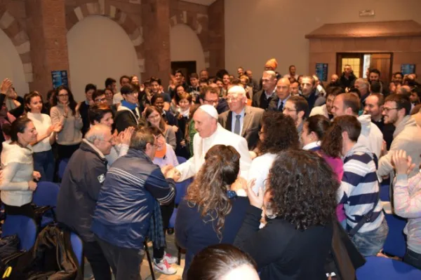 Papa Francesco tra i giovani di Greccio / Diocesi di Rieti 