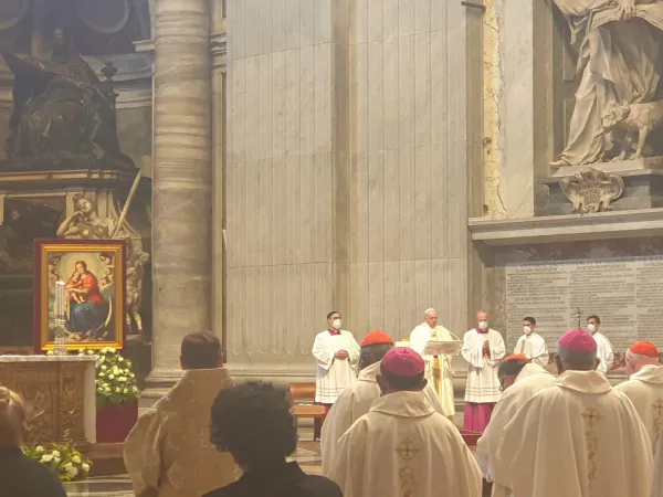 Papa Francesco, CCEE | Papa Francesco presiede la Messa di apertura della plenaria del Consiglio delle Conferenze Episcopali di Europa | Vatican Media Pool