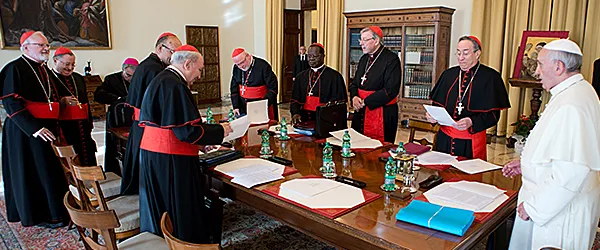 Papa Francesco e Consiglio dei Cardinali |  | dal sito www.korazym.org