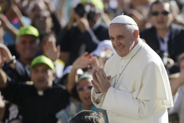 Papa Francesco durante una udienza generale  / Archivio ACI