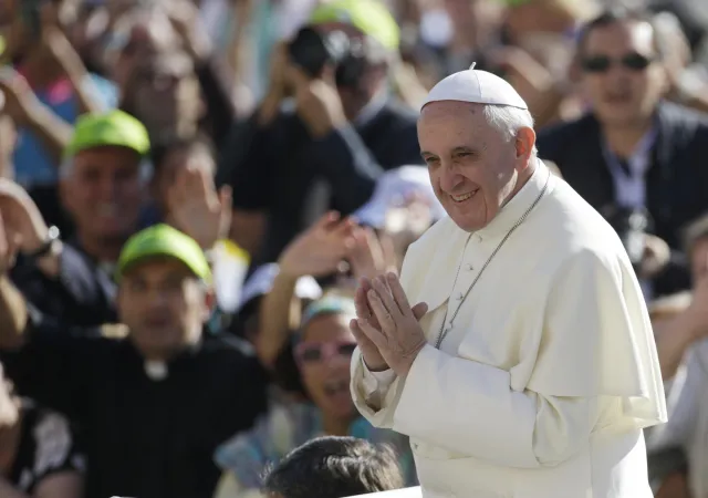 Papa Francesco all'udienza  | Papa Francesco durante una udienza generale  | Archivio ACI