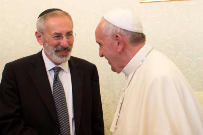 Papa Francesco e Rav Di Segni |  | romaebraica.it