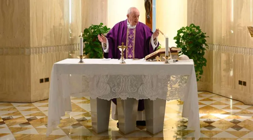 Papa Francesco a Santa Marta |  | Vatican Media / ACI Group