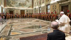 Papa con le Guardie Svizzere - udienza  / © L'Osservatore Romano Photo da Radio Vaticana