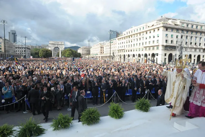 Papa Benedetto a Genova  il 18 maggio 2008 |  | Diocesi di Genova