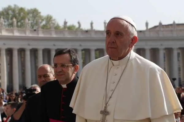 Papa Francesco durante una udienza generale / Martha Calderon / ACI Group