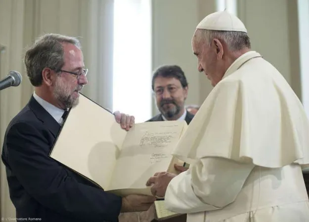 Il Papa nella sua visita alla chiesa valdese di Torino  |  | OR/ Aci Group