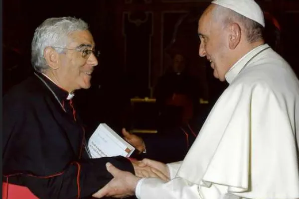 L'arcivescovo Michele Pennisi con Papa Francesco / Arcidiocesi di Monreale