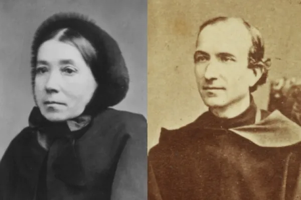 Padre Stefano Pernet e Marie Antoinette Fage, i fondatori delle Piccole Suore dell'Assunzione delle quali parla Papa Francesco nella prefazione del libro "Il Vangelo guancia a guancia"  / Eglise Catholique