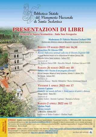 Locandina |  | sito Biblioteca Santa Scolastica