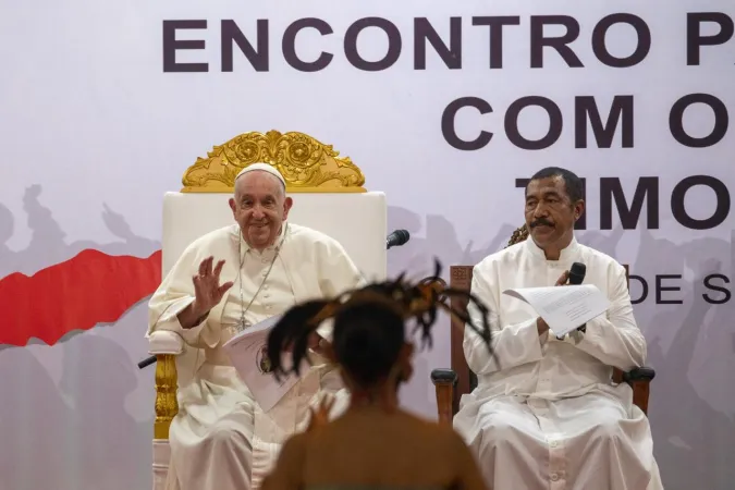 Il Papa ai giovani di Timor Leste |  | Daniel Ibanez / ACI Group