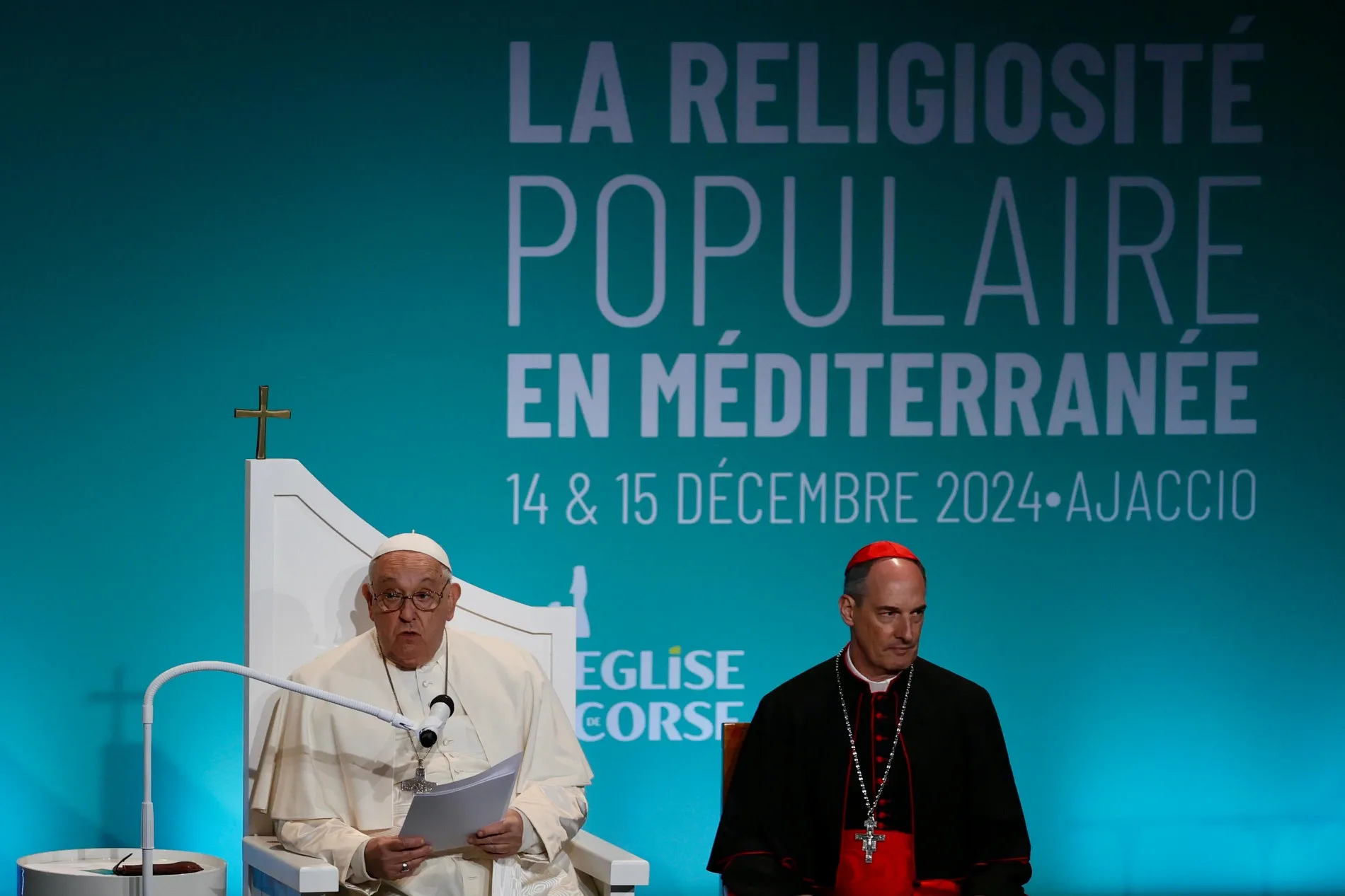 Papa Francesco ad Ajaccio