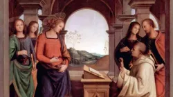 'Visione di San Bernardo' di Pietro Perugino / Credit pd