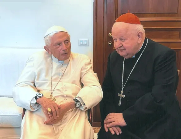 Il Card. Stanislaw Dziwisz e Benedetto XVI |  | Conferenza episcopale polacca