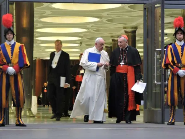 Il Cardinale Parolin a colloquio con il Papa |  | MM ACI Stampa