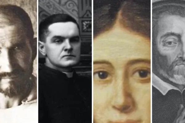 Charles de Foucauld, padre Michael McGivney, Pauline Jaricot, padre Cesare de Bus. / Public Domain