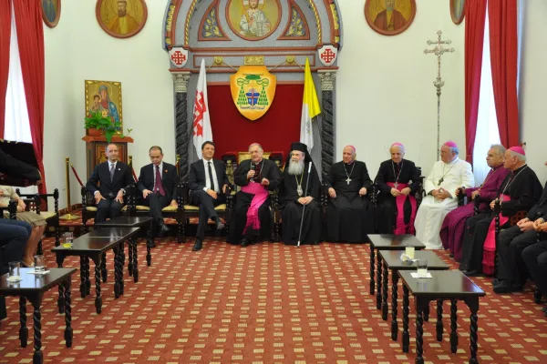 Un momento della visita / Patriarcato latino di Gerusalemme