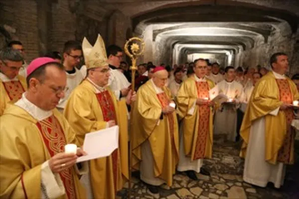 Il Cardinale Bozanic durante la celebrazione in San Clemente, il 14 febbraio 2019 / Arcidiocesi di Zagabria - http://www.zg-nadbiskupija.hr/