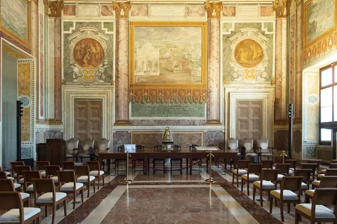 La sala dei Pontefici o della Conciliazione al Palazzo Lateranense |  | www.palazzolateranense.com