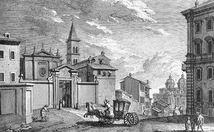 Una stampa settecentesca di San Lorenzo in Panisperna |  | Wikipedia