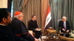 Il Cardinale Sandri a colloquio con il presidente Iraqeno Masum - Baghdad, 3 maggio 2015 / Congregazione delle Chiese Orientali