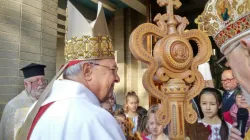 Il Cardinale Leonardo Sandri, durante una divina liturgia della Chiesa Greco Cattolica Ucraina / Congregazione delle Chiese Orientali