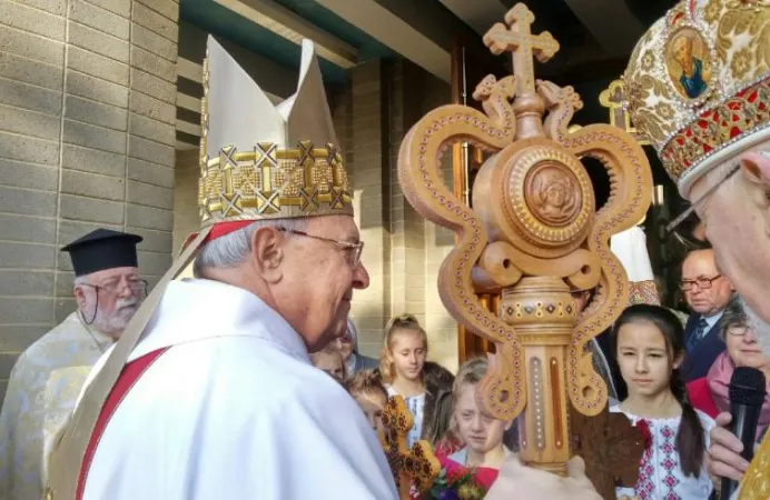 Cardinale Leonardo Sandri | Il Cardinale Leonardo Sandri, durante una divina liturgia della Chiesa Greco Cattolica Ucraina | Congregazione delle Chiese Orientali