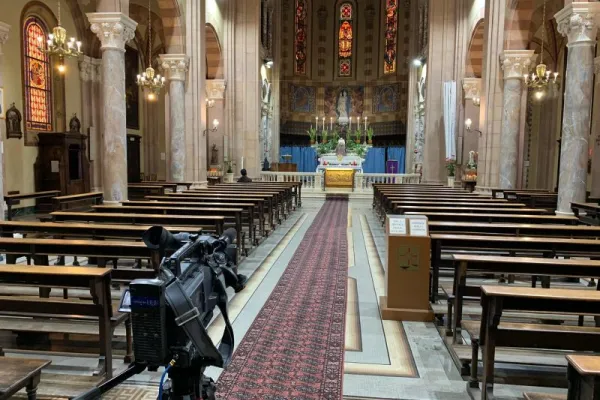 La chiesa di San Martino a Genova senza fedeli / chiesadigenova.it