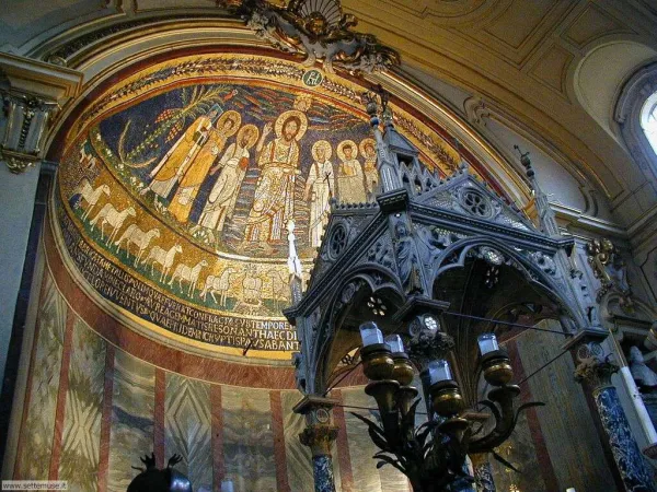 L'abside della basilica di Santa Cecilia  |  | prolocoroma.it