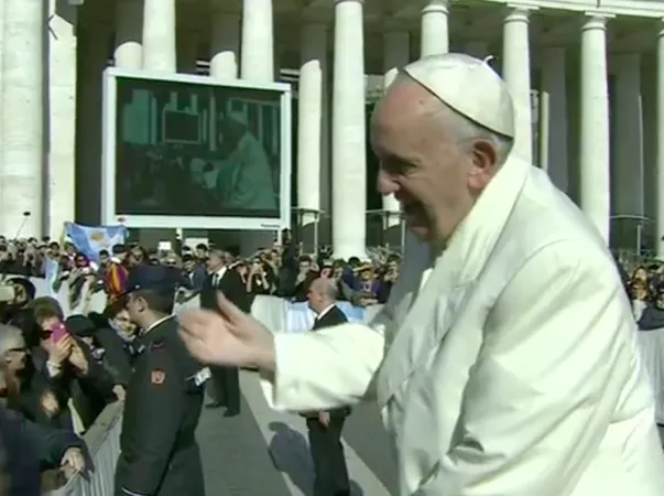 Papa Francesco all'udienza generale | Papa Francesco durante l'udienza generale del 2 marzo 2016 | CTV