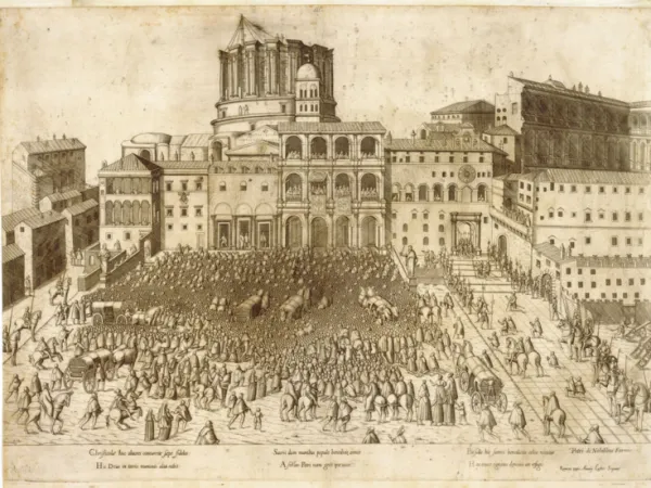 Un disegno in mostra, la vecchia San Pietro lascia il posto alla nuova  |  | antiquorum-habet.senato.it