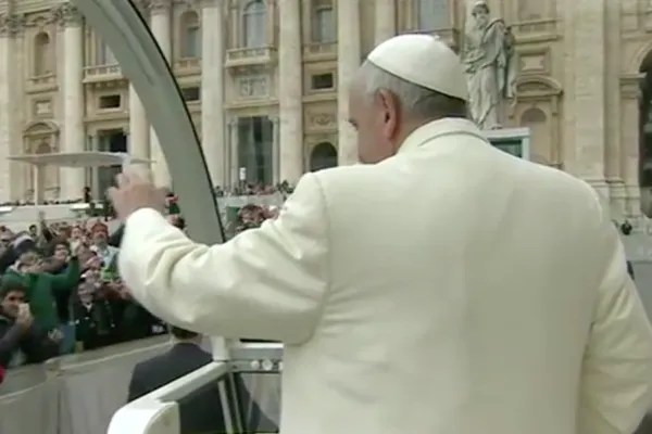 Papa Francesco all'udienza generale, 23 marzo 2016 / CTV