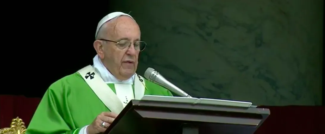 Papa Francesco, Giubileo dei Disabili | Papa Francesco durante l'omelia del Giubileo dei Disabili, piazza San Pietro 12 giugno 2016 | CTV